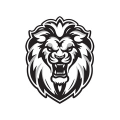 Angry face of a tiger. logo option. vector illustration on white background