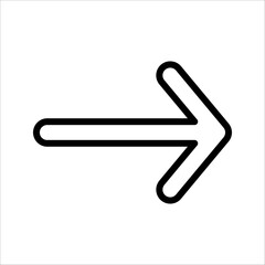 Fototapeta premium black vector arrow, Arrow icon, arrow vector icon, Arrow, arrow vector collection, on white background.