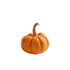 Mini pumpkin isolated on transparent background