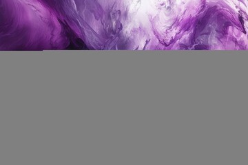   An abstract painting featuring swirling purples and whites against a dark backdrop of black and purple A distinct white and purple swirl graces the image's left side