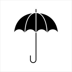 Umbrella icon graphic design, on white background.