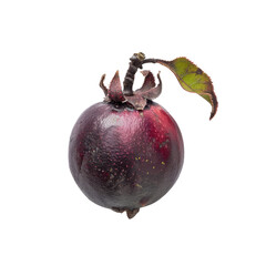 mangosteen isolated on transparent background