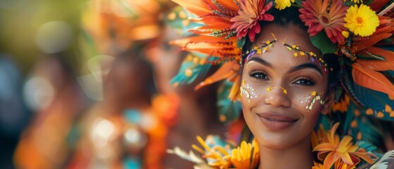 Immersing yourself in cultural festivals - obrazy, fototapety, plakaty