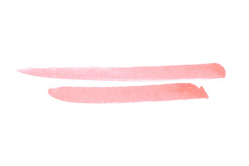 Pink pen lines template on a white background. Felt-tip pink pen marks.  Hand drawn marker line...