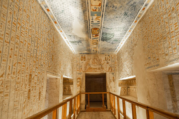 Ramses IV Tomb, Valley of the Kings in Luxor, Egypt
