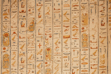 Ramses IV Tomb, Valley of the Kings in Luxor, Egypt - obrazy, fototapety, plakaty