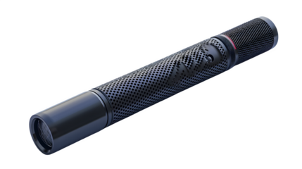 Digital Voice Recorder PNG: Portable Audio Recording Device Isolated on White | Transparent Background | Hand Edited Generative AI