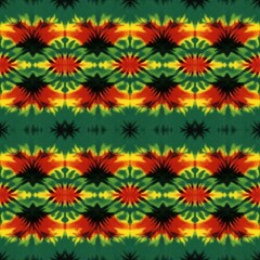 beautiful tie-dye seamless reggae pattern design