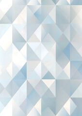 Abstract Geometric Background with Overlapping Triangles and Soft Colors