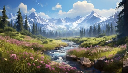 A mountain vista, a field of wildflowers, a babbling brook, or a sun-dappled forest can all make for stunning backdrops.