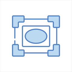 Frame icon editable stock vector icon