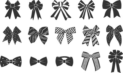 Bow silhouette, Bow baby svg, Bow svg, Bow tie svg, Bow tie silhouette, Hair bow silhouette, Ribbon bow silhouette, Ribbon svg, Hair bow svg, Decorative bow silhouette, Bow ribbon silhouette.