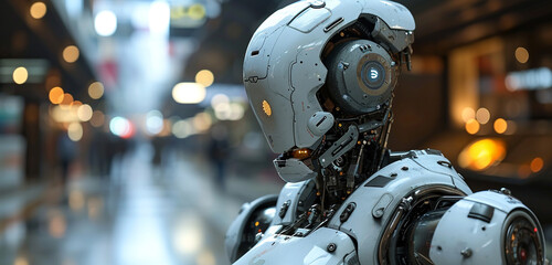 Fototapeta premium 3D robotic