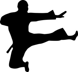 silhouette of a person with a sword, Rear view of healthy muscular young man with his arms png stretched out isolated vector silhouette transparent background