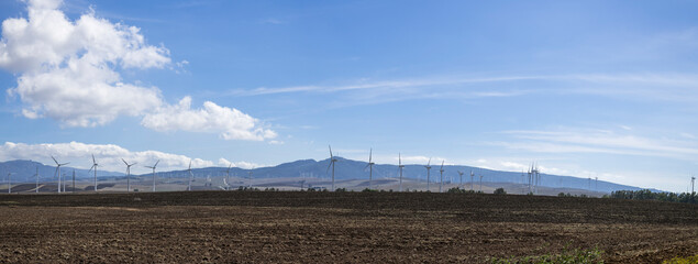 Wind farm in Spain / Wind farm in Andalusia in southern Spain. - 773347149