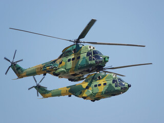 Fototapeta premium helicopters in action