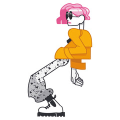 Cool_Girl_Pink_Hair_Illustration