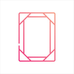 Frame icon editable stock vector icon