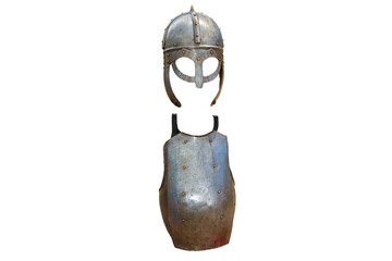 The Antique Knight Armor. Historic Old. PNG Design Element.  - 773355722