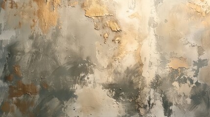 Grunge gold and grey background with some stains on it. - obrazy, fototapety, plakaty