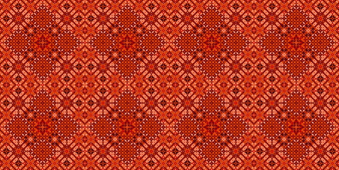 Minimalist mosaic, Arabic seamless geometric pattern, New and unique Islamic design, Moroccan motif. creative modern shape, - obrazy, fototapety, plakaty