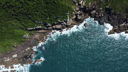 Imagens Aereas da Ilha do Campeche em Florianópolis