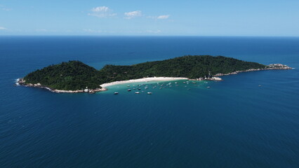 Imagens Aereas da Ilha do Campeche em Florianópolis