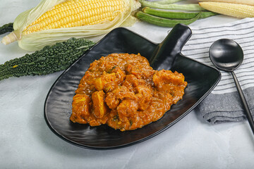 Indian cuisine - Kadai chicken masala