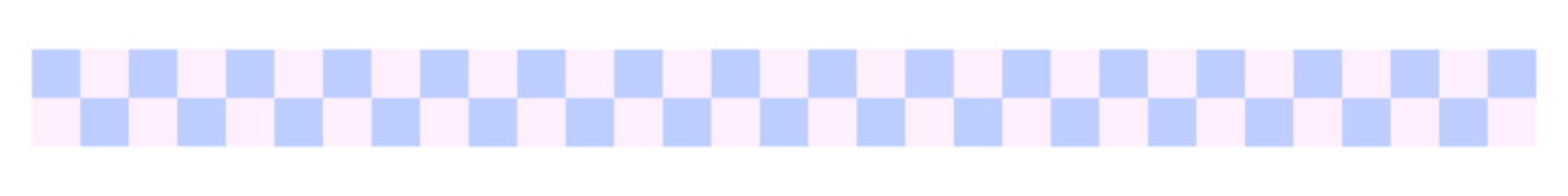 Chessboard, checkerboard geometric design border, stripe vector illustration