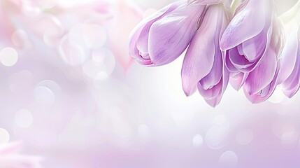 Delicate floral spring background pink color, copyspace. Lilac flowers background. Abstract floral background of pink flowers