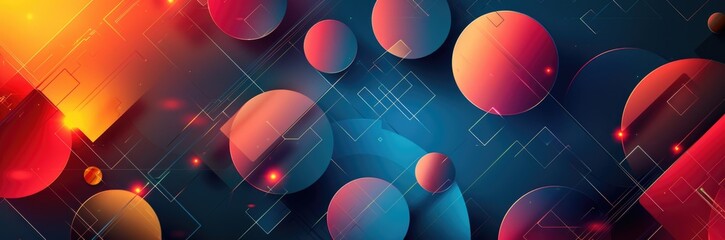 Modern abstract background geometric shapes, representing technology or corporate design