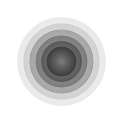 Sensor Wave or Lasor Scan or Radar Signal. Vector Illustration.	