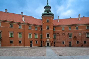 Royal Castle in Warsaw, Poland. The castle is the main tourist attraction in Warsaw.