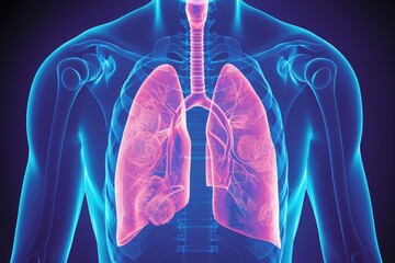 Cystic fibrosis Genetic disorder impacting the respiratory and digestive systems, Cystic fibrosis A genetic condition affecting both the respiratory and digestive systems. - obrazy, fototapety, plakaty