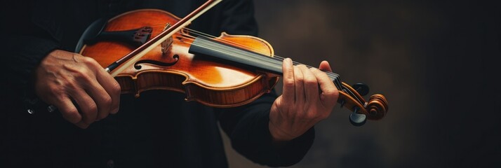 Violin on white background