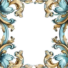 Border pattern design frame - Ai Generated