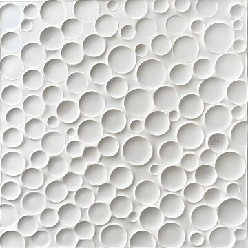 Circle texture pattern against white background - Ai Generated