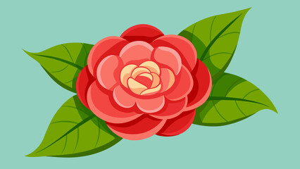 Captivating Camellia Exquisite Flower Vector Illustrations for Your Designs