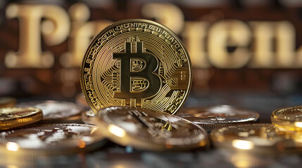 Bitcoin. Cryptocurrency. 