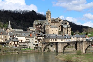 Estaing and the River Lot.