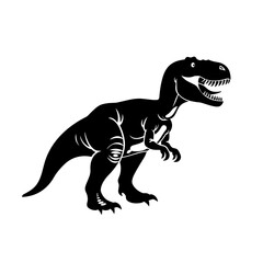 Obraz premium Tyrannosaurus rex isolated on white background. Vector illustration.