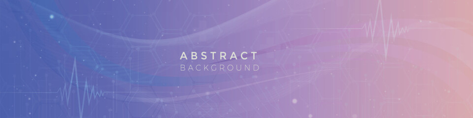 Linkedin cover banner design digital marketing agency abstract template