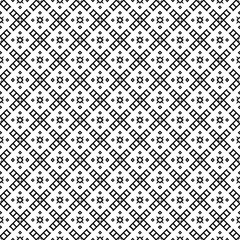 Black and white seamless abstract pattern. Background and backdrop. Grayscale ornamental design.