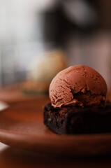 Brownie with Icecream