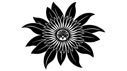 Fototapeta premium Discover the Beauty Passionflower Vector Art for Stunning Designs