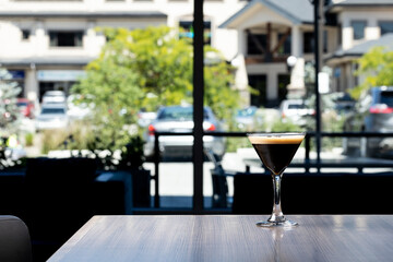 coffee martini at table 