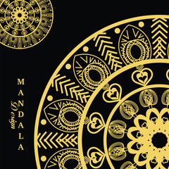 Mandala design template.
