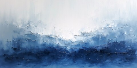 Blue abstract acrylic background