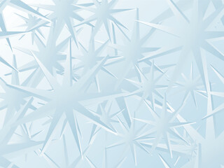 Vector Polygon Abstract Polygonal Geometric Star Background. Vector abstract blue, stars background. Ice concept
