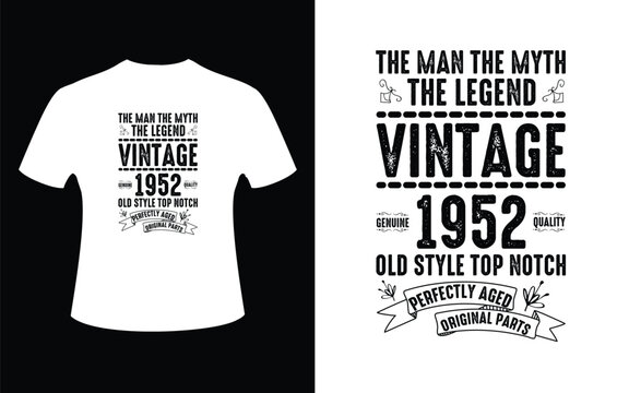 The an the myth the legend vintage genuine 1952 quality old style top notch perfectly aged original parts  Vintage Design